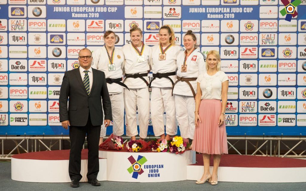 Maria Bączek i Wojciech Kordyalik z brązowym medalem w Kownie