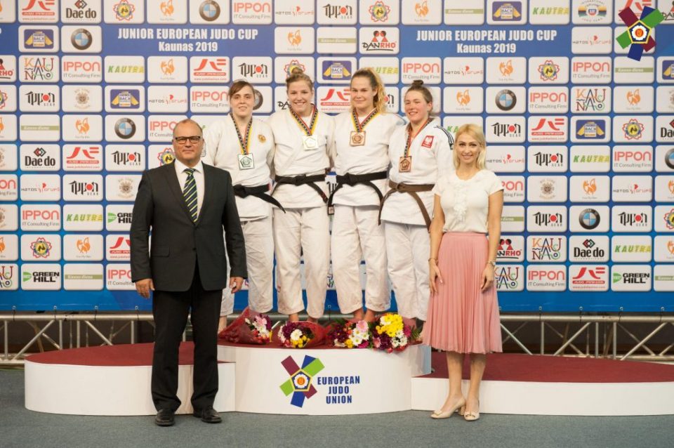 Maria Bączek i Wojciech Kordyalik z brązowym medalem w Kownie