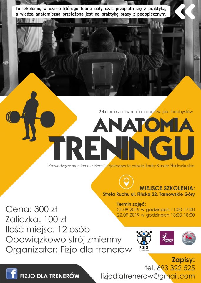 Anatomia treningu – szkolenie dla trenerów