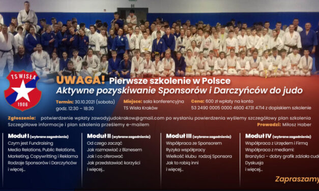 Aktywne Pozyskiwanie Sponsorów i Darczyńców do judo