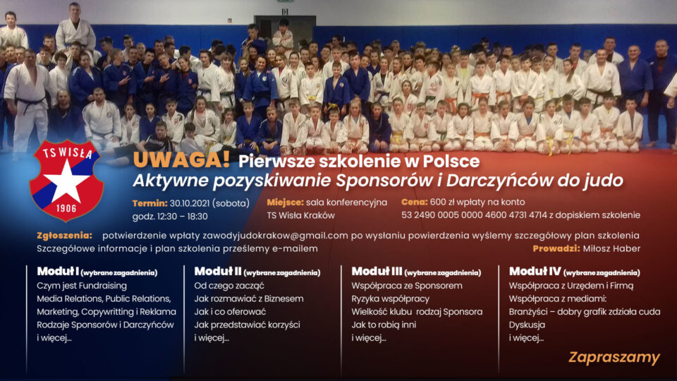 Aktywne Pozyskiwanie Sponsorów i Darczyńców do judo