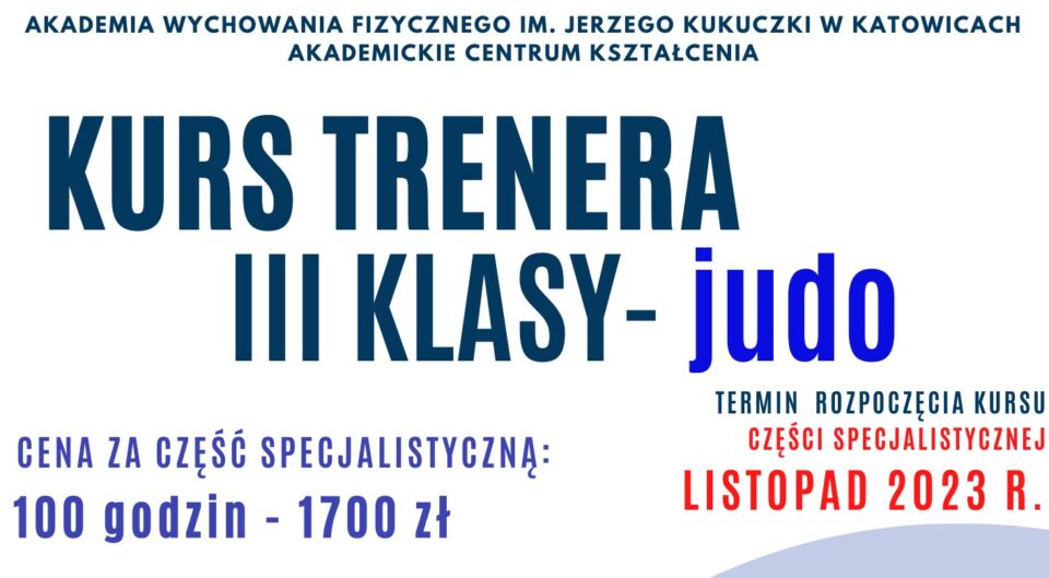 Kurs Trenera III Klasy na Śląsku