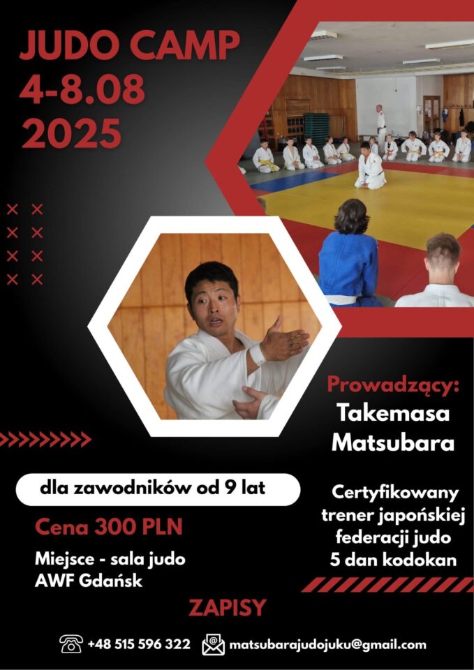 Camp Judo z legendarnym trenerem Takemasą Matsubarą