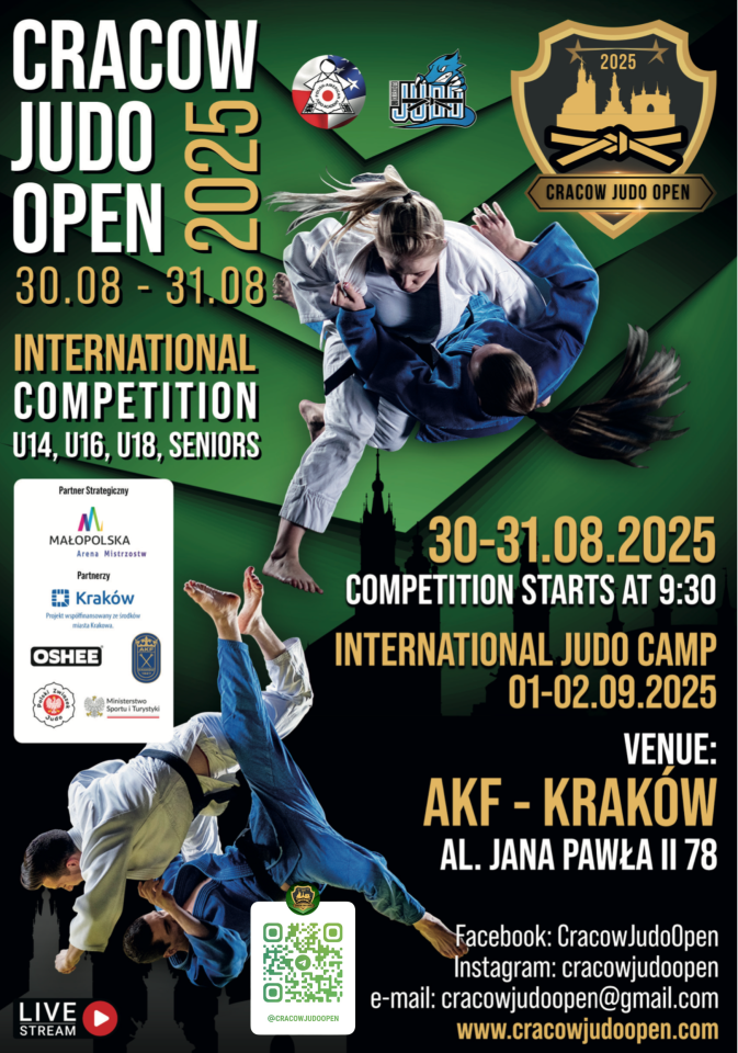 Cracow Judo Open – Piąta Jubileuszowa Edycja!